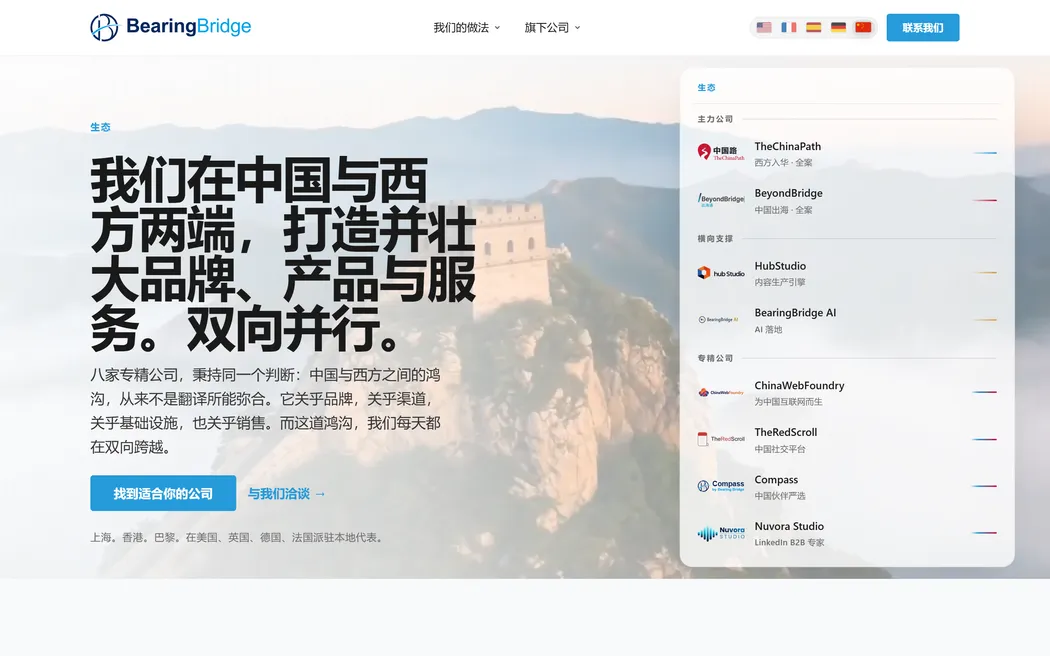A Cross-Border Brand's Site That Had to Work in Both Directions