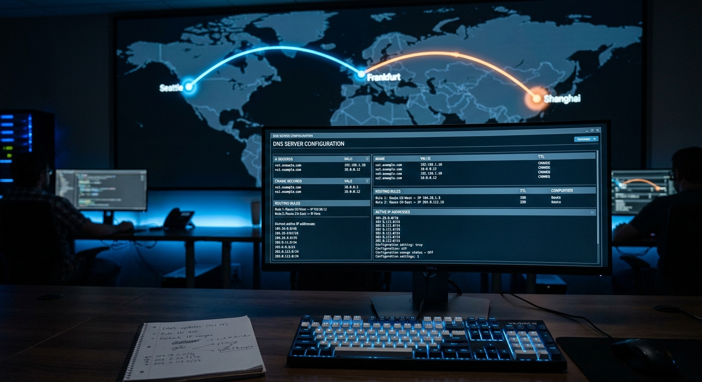 Global Site to Dual-Stack Setup